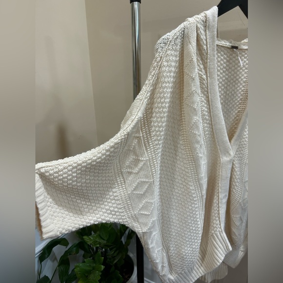 Free People Oversized Knit Hoodie Sweater - Picture 3 of 5